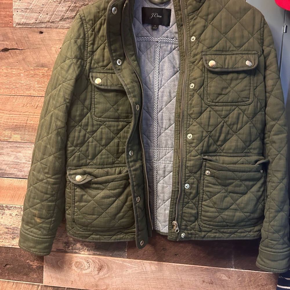 Jcrew quilted jacket women’s